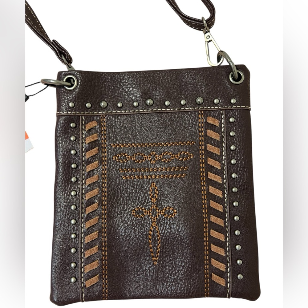 American Bling AB Cellphone Crossbody (CLB) bag made of faux leather - Picture 12 of 12